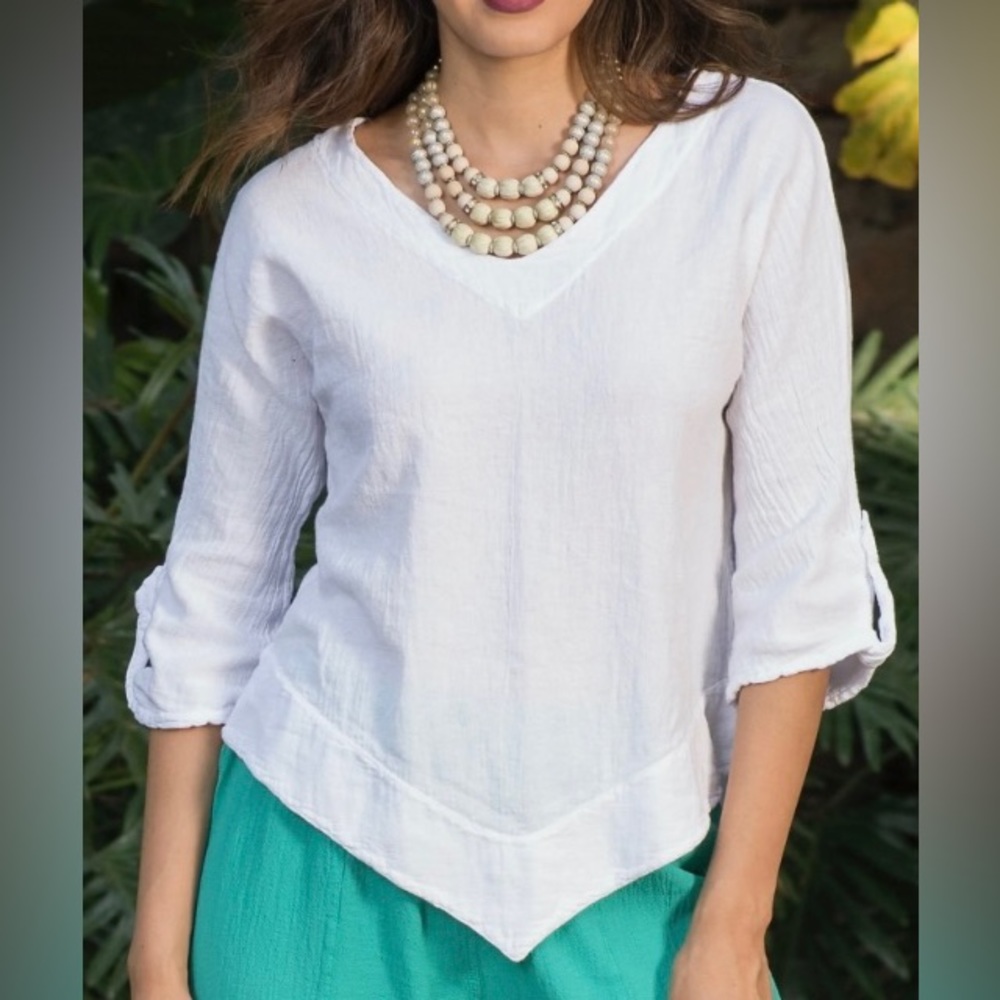 Never worn white Cottonways blouse.